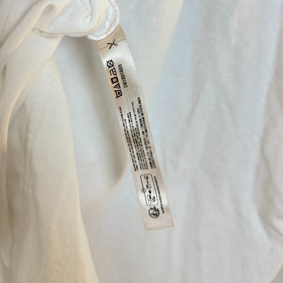 FREE PEOPLE Movement Throw + Go Graphic Tee in White Size Small - Picture 7 of 9